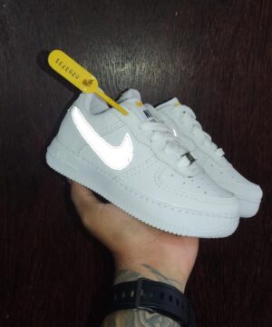 Tênis Nike Air Force 1 Infantil Refletivel