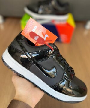 Tênis Nike Dunk Preto Verniz