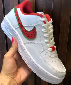 Tênis Nike Air Force Tropical Melancia Feminino