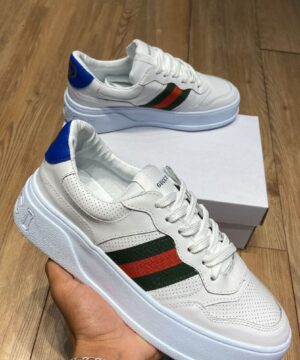 Tênis Gucci Premium Couro Masculino