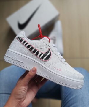 Tênis Nike Air Force Zebra Feminino