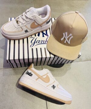 Tenis Nike Air Force Collab com a New Era Feminino 3