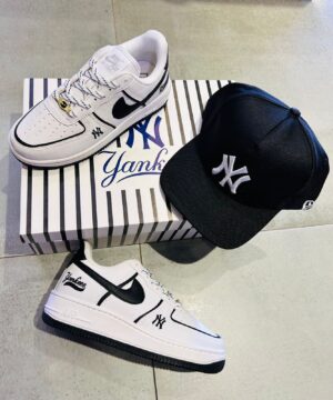 Tenis Nike Air Force Collab com a New Era Feminino 4