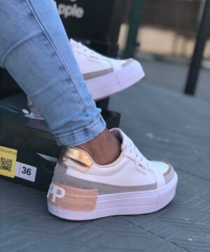 Tenis Plataforma Apple Feminino 3