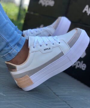 Tenis Plataforma Apple Feminino 5