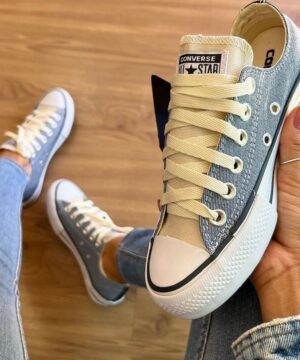 Tenis All Star Vulcanizado Jeans Premium Feminino 2