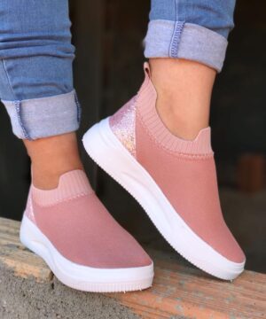Tenis Meia Gliter NS Feminino 2
