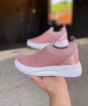 Tenis Meia Gliter NS Feminino 4
