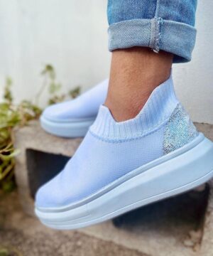 Tenis Meia Gliter NS Feminino 8