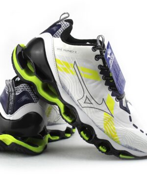 Tenis Mizuno Wave Prophecy X BrancoVerde Premium Masculino 1