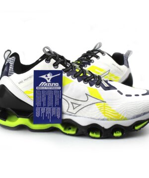 Tenis Mizuno Wave Prophecy X BrancoVerde Premium Masculino 2