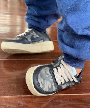Tenis Nike Air Force Camuflado Infantil 5