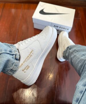Tênis Nike Air Force Louis Vuitton Paris Unisex