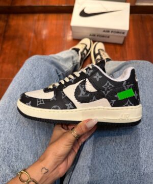 Tênis Nike Air Force Louis Vuitton Premium Feminino