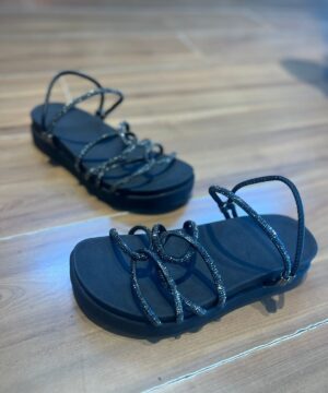 Sandalia Papete Shine Premium Feminina 5