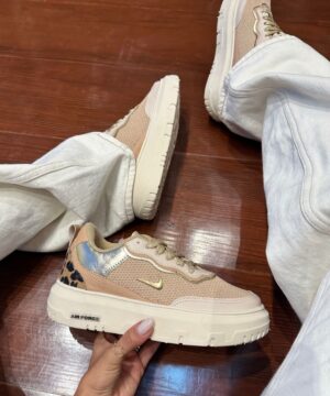 Tenis Nike Air Force Nude Onca Premium Feminino 7