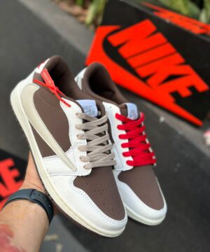 Tênis Nike Air Jordan 1 Retro Low Travis Scott Reverse Mocha Premium