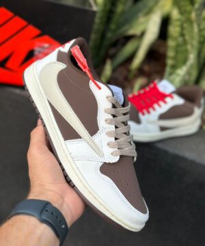 Tenis Nike Air Jordan 1 Retro Low Travis Scott Premium 5