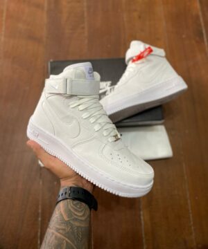 Bota Nike Air Force Branco Premium Masculino 2