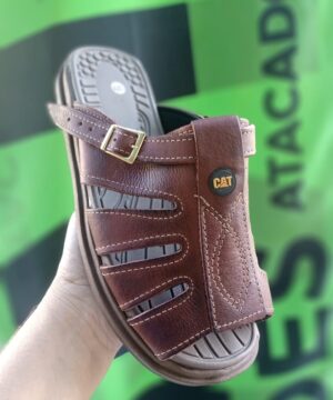 Chinelo Masculino Couro 2