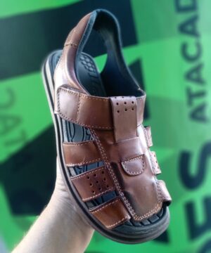 Chinelo Masculino Couro 3