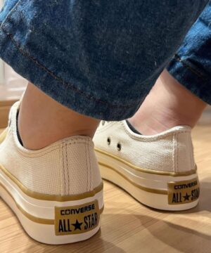 Tenis All Star Linha Palha Plataforma Premium Feminino 3