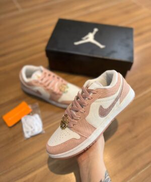 Tênis Nike Jordan Glitter Rosa Premium Feminino