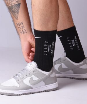 Tenis Nike SB Dunk Premium Cinza Grade Fechada 4