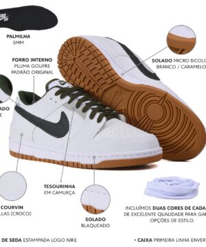 Tenis Nike SB Dunk Premium Verde Grade Fechada 2