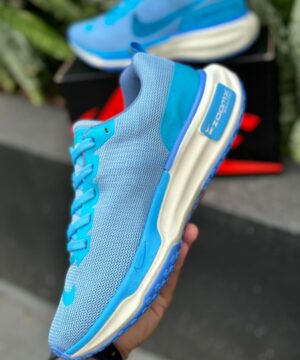 Tenis Nike Zoom X Flyknit Invincible Run 03 Azul Celeste Premium Masculino 4
