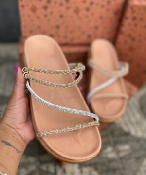 Sandalia Palete Strass Feminina 3