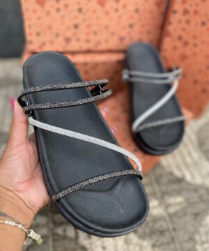 Sandalia Palete Strass Feminina 4