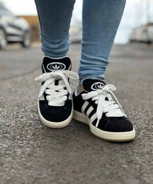 Tenis Adidas Campus Preto Branco Premium Feminino 5