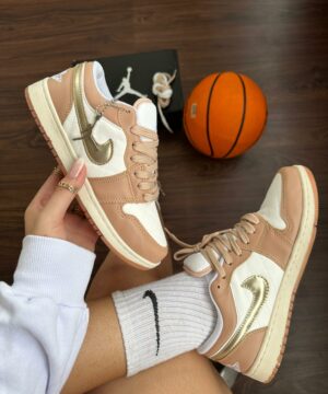 Tenis Jordan Low Branco Nude Premium Feminino 6 scaled