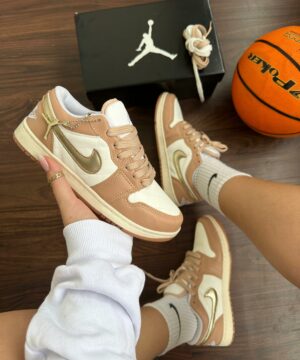 Tenis Jordan Low Branco Nude Premium Feminino 9 scaled