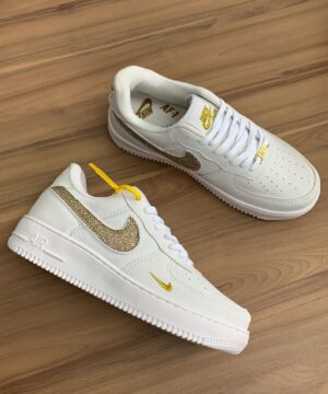 Tênis Nike Air Force Gold Edition Grade Fechada