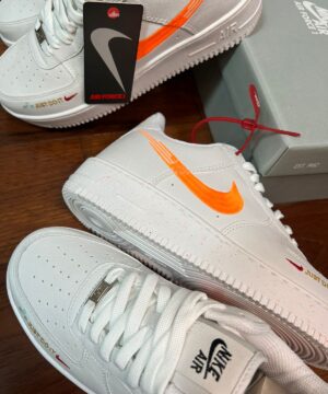 Tenis Nike Air Force Premium Feminino Laranja 1