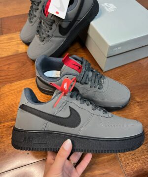 Tênis Nike Air Force Premium Masculino Cinza