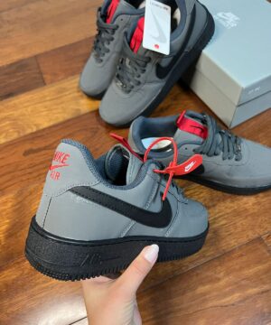 Tenis Nike Air Force Premium Masculino Cinza 2