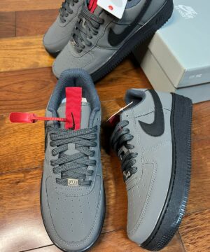 Tenis Nike Air Force Premium Masculino Cinza 3