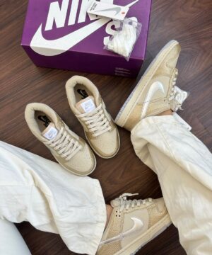 Tenis Nike SB Dunk Ouro Light Prata Premium Feminino 6