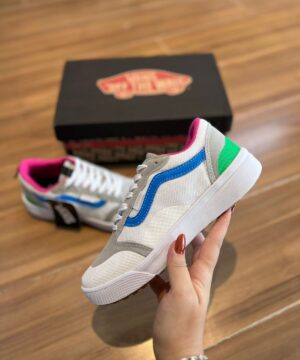 Tênis Vans UltraRanger EXO Branco Pink Azul Premium Feminino