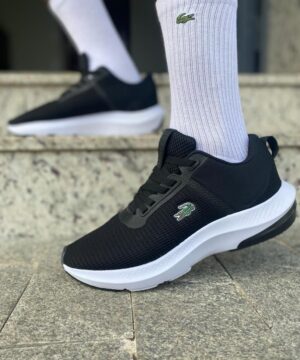 Tênis Lacoste Couro Masculino Grade Fechada