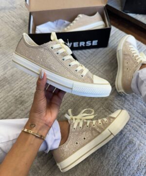 Tenis All Star Brilho Shine Feminino Premium 1