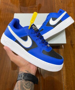 Tênis Nike Air Force 1 Classic Azul Premium Masculino