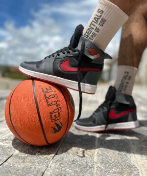 Tenis Nike Jordan 1 Zoom Preto Grafite Vermelho 2