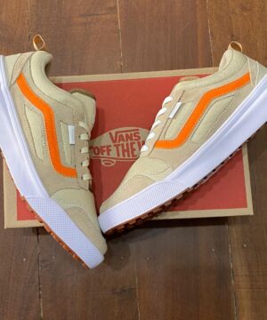 Tenis Vans Ultrarange Bege Laranja 2