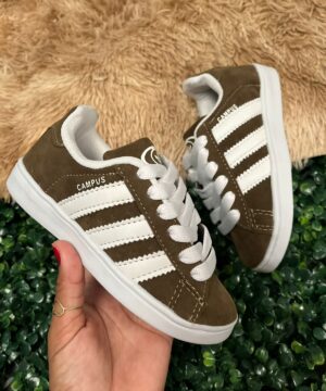 Tênis Adidas Campus Marrom Infantil