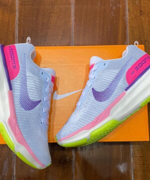 Tenis Nike Invincible Run 3 Branco Pink Premium Feminino 2