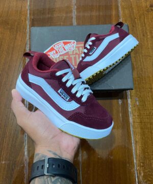 Tênis Vans Ultrarange Infantil Vermelho Branco